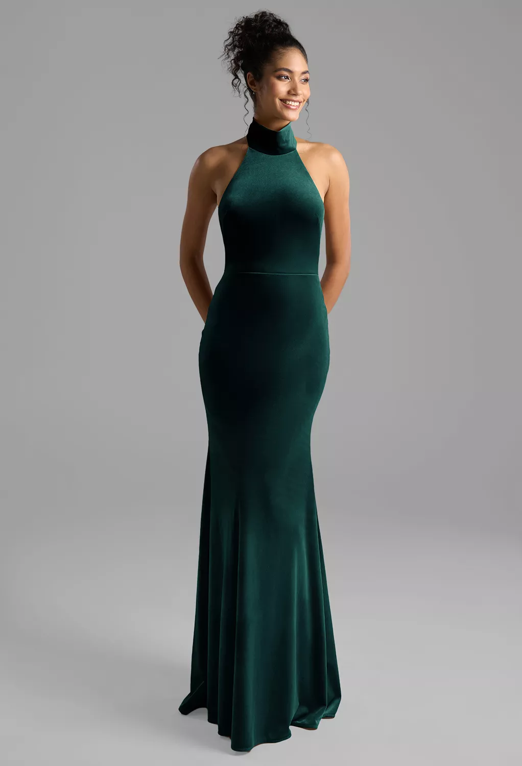 AW Kade Hunter Green  Cocktail Wedding Guest Dresses
