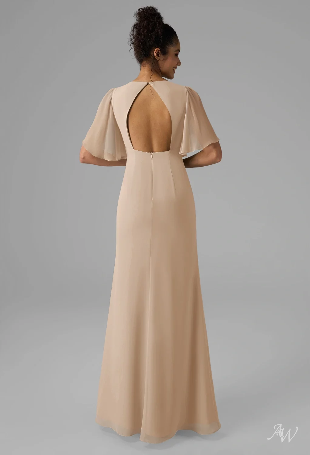 AW Lyra Champagne Bridesmaid Dresses | AW.Bridal Canada