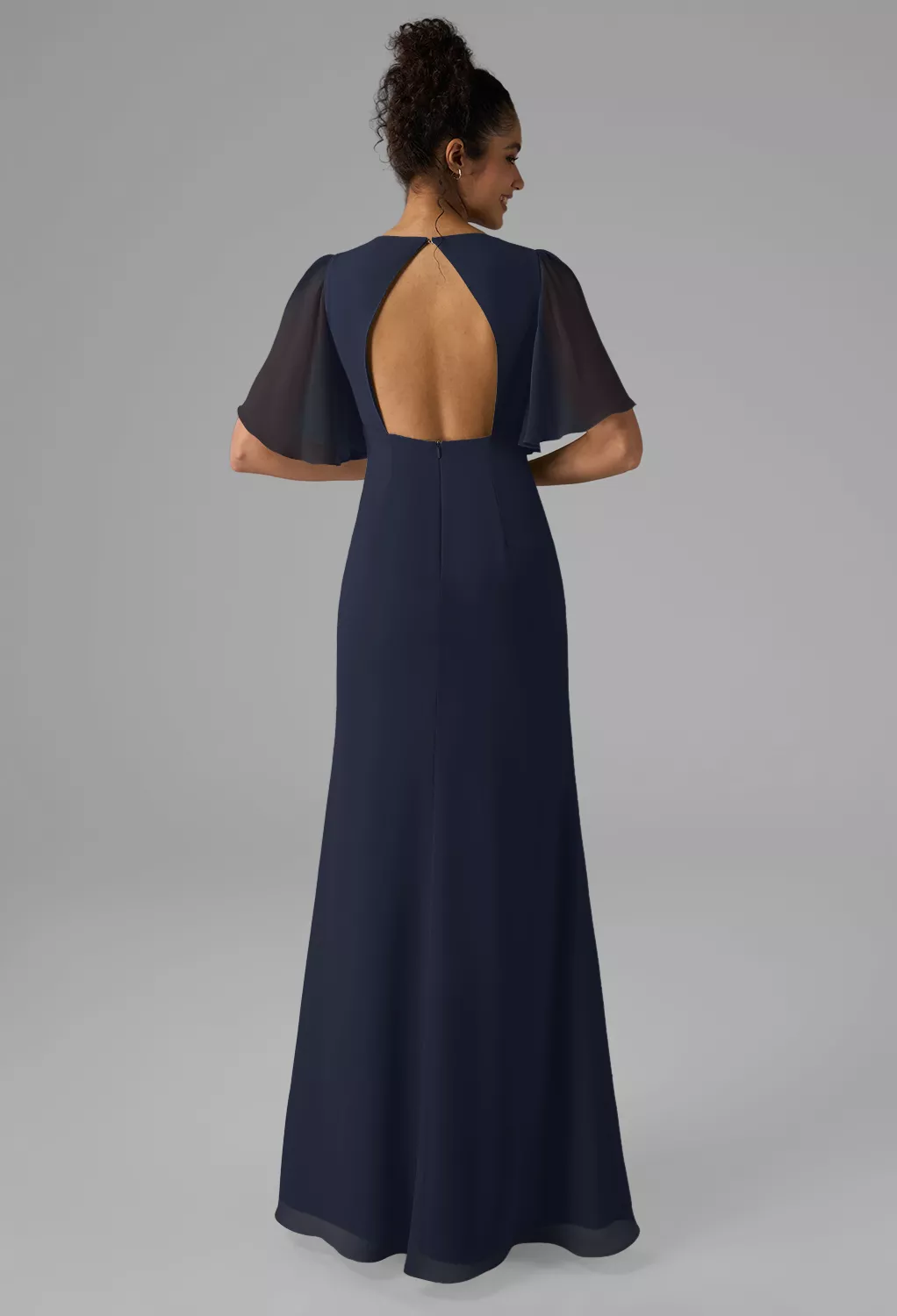 AW Lyra Dark Navy  Fall Wedding Guest Dresses