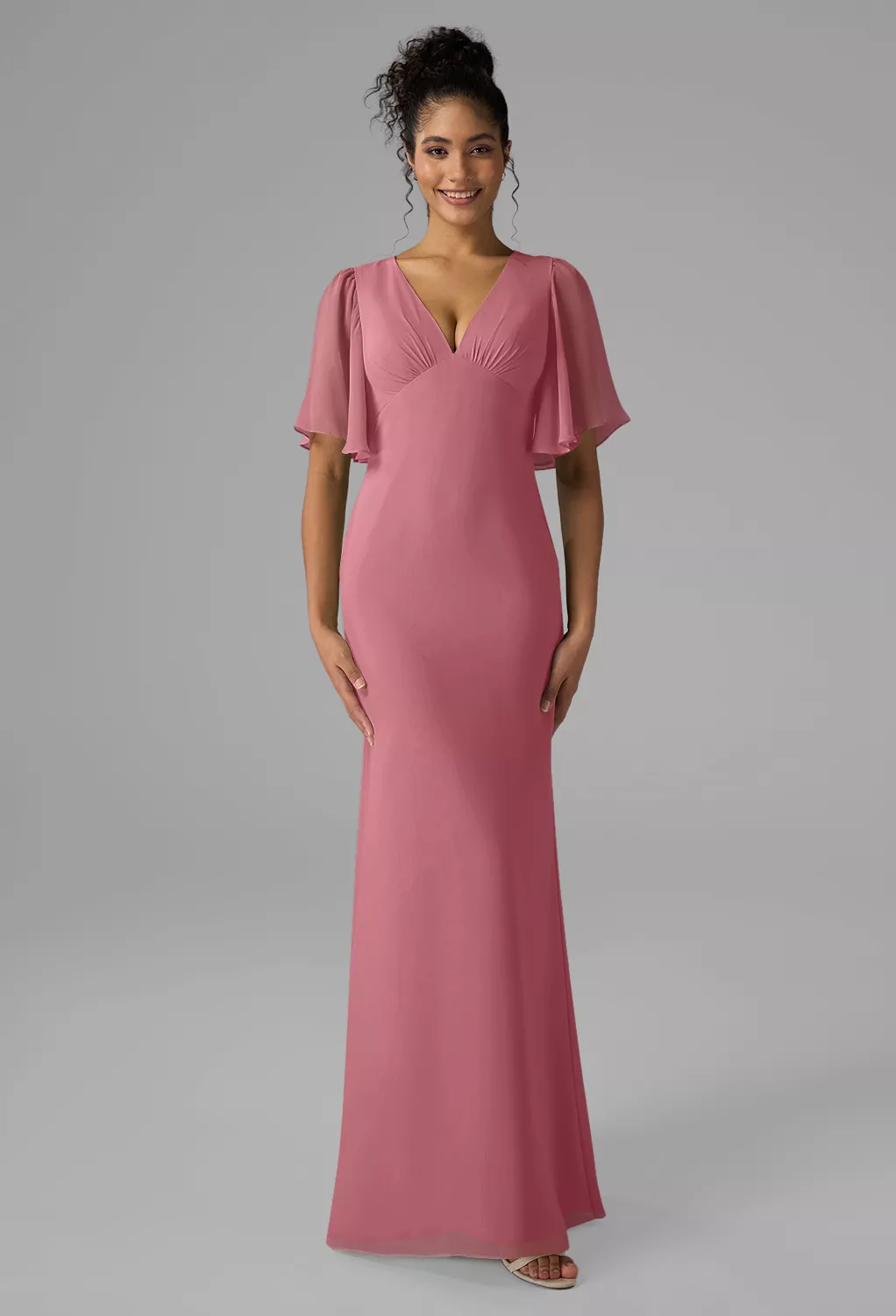 AW Lyra Desert Rose  Fall Wedding Guest Dresses