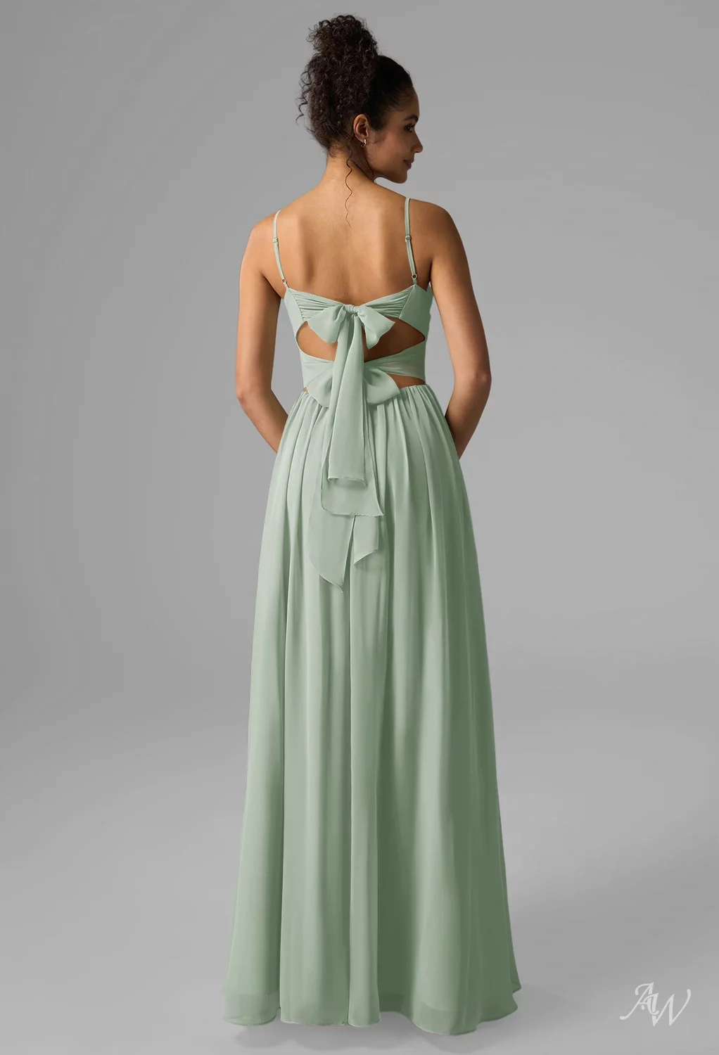 olive sage green dress Short Sage Green Homecoming Dress with Strappy Back– PromGirl main image 0