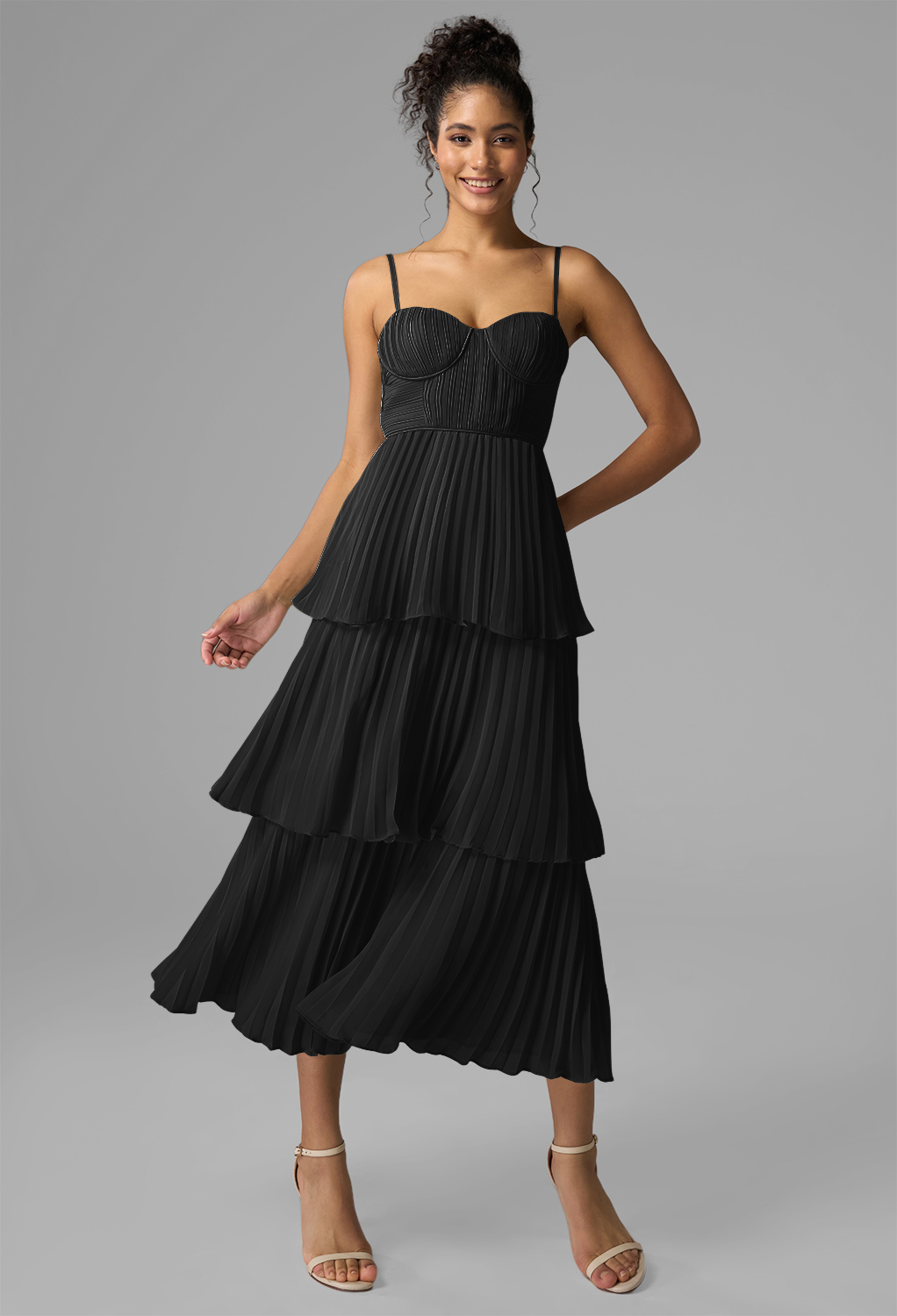 AW Kendra Black  Spring Wedding Guest Dresses