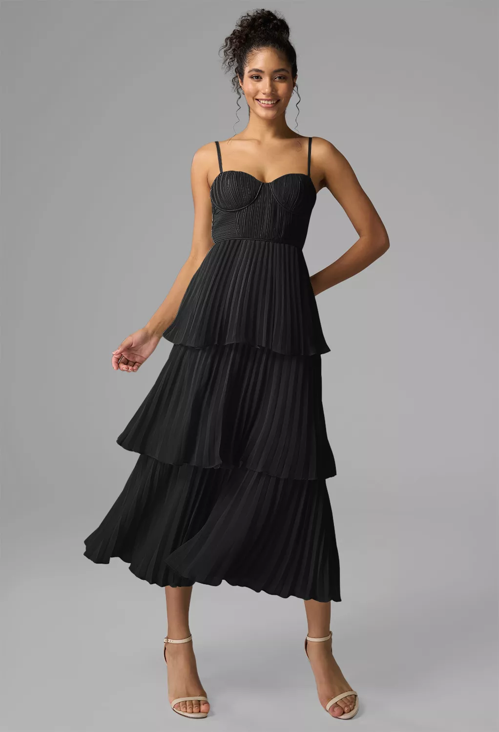 AW Kendra Black  Wedding Guest Dresses