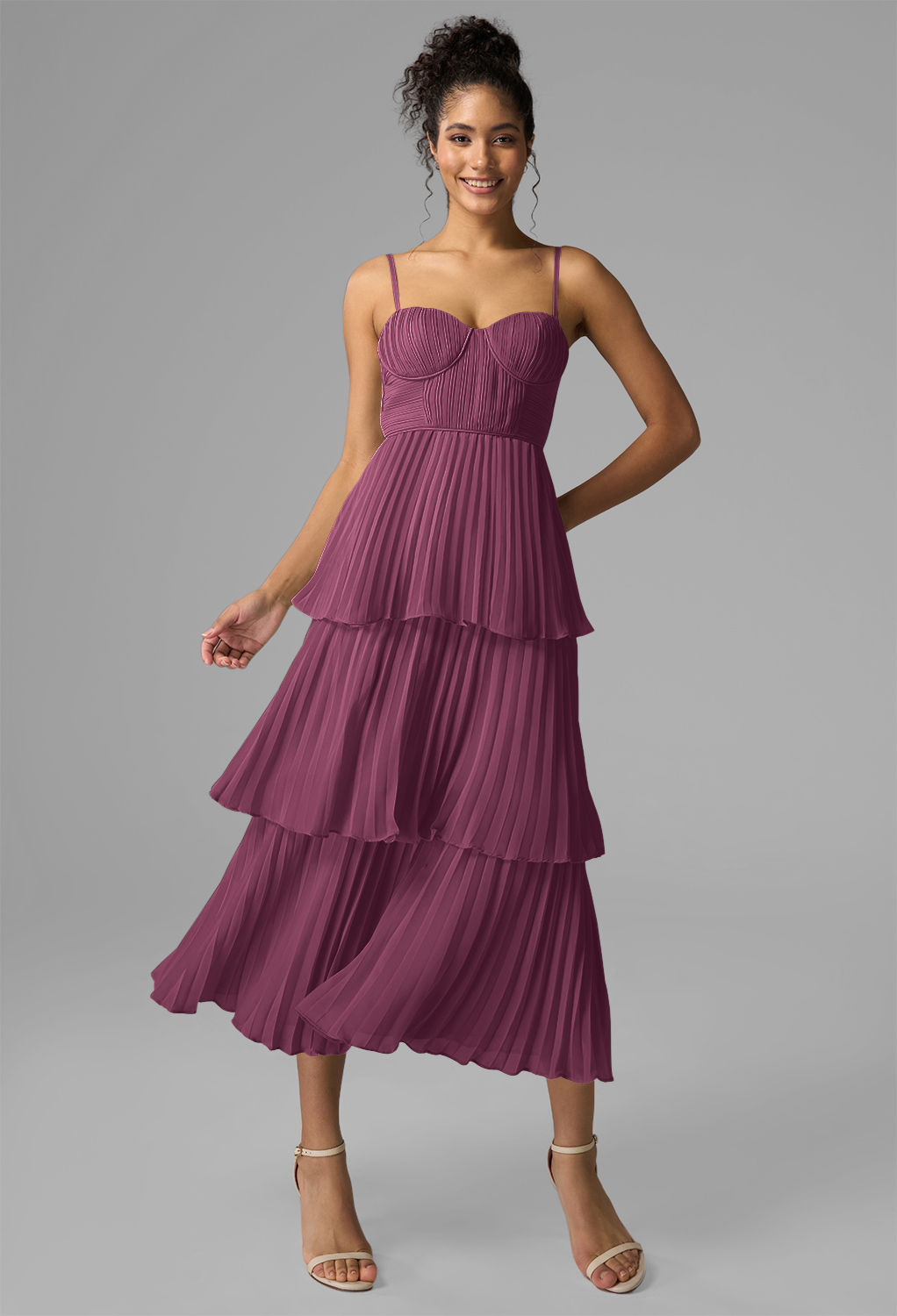 AW Kendra Chianti  Cocktail Wedding Guest Dresses