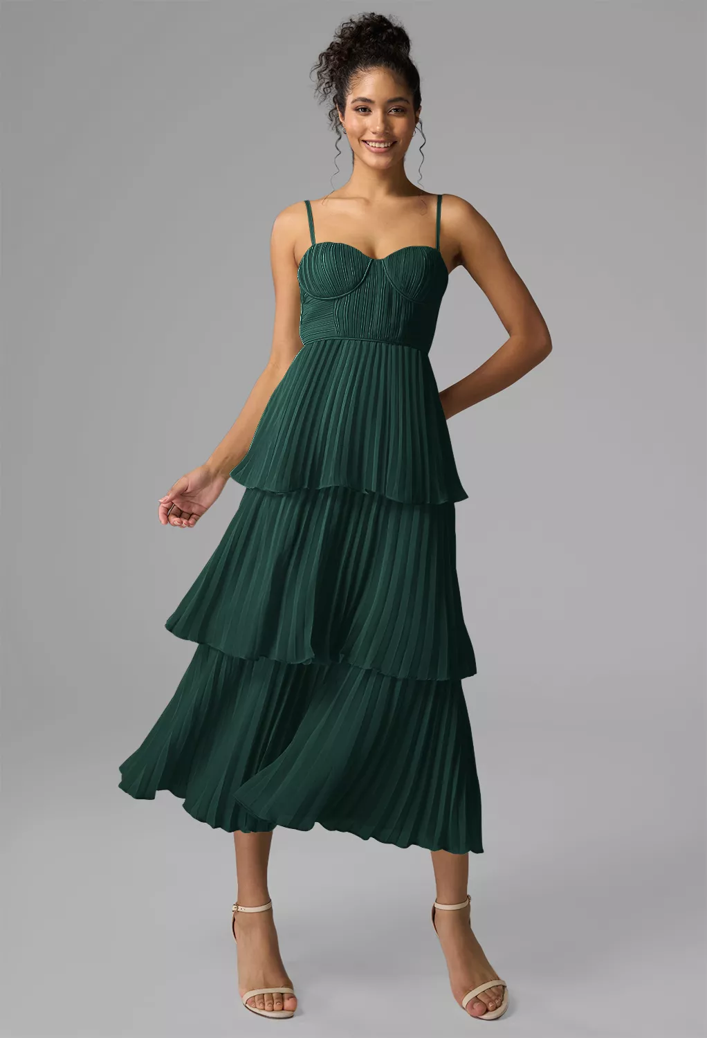 AW Kendra Dark Emerald  Spring Wedding Guest Dresses