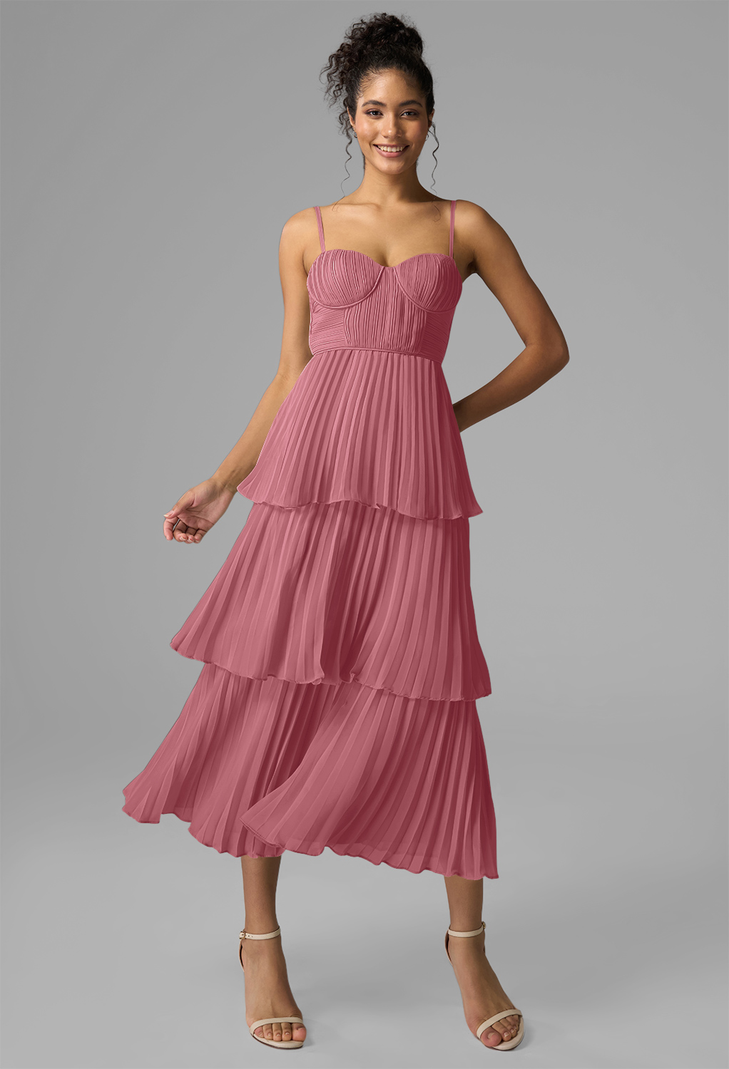 AW Kendra Desert Rose  Spring Wedding Guest Dresses