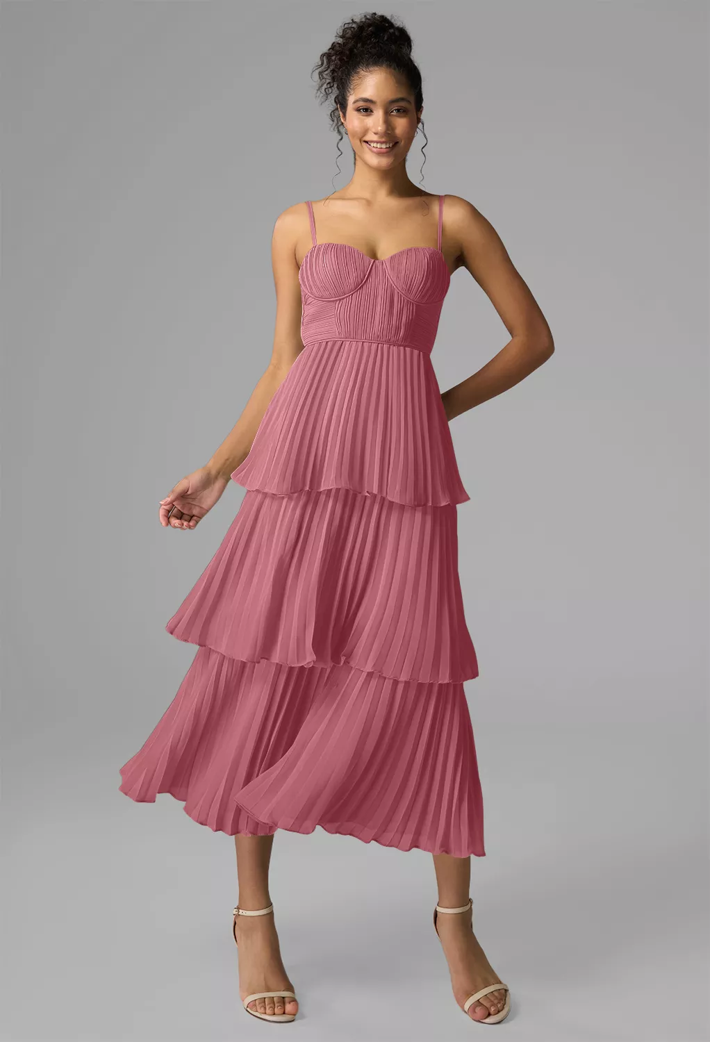 AW Kendra Desert Rose  Spring Wedding Guest Dresses