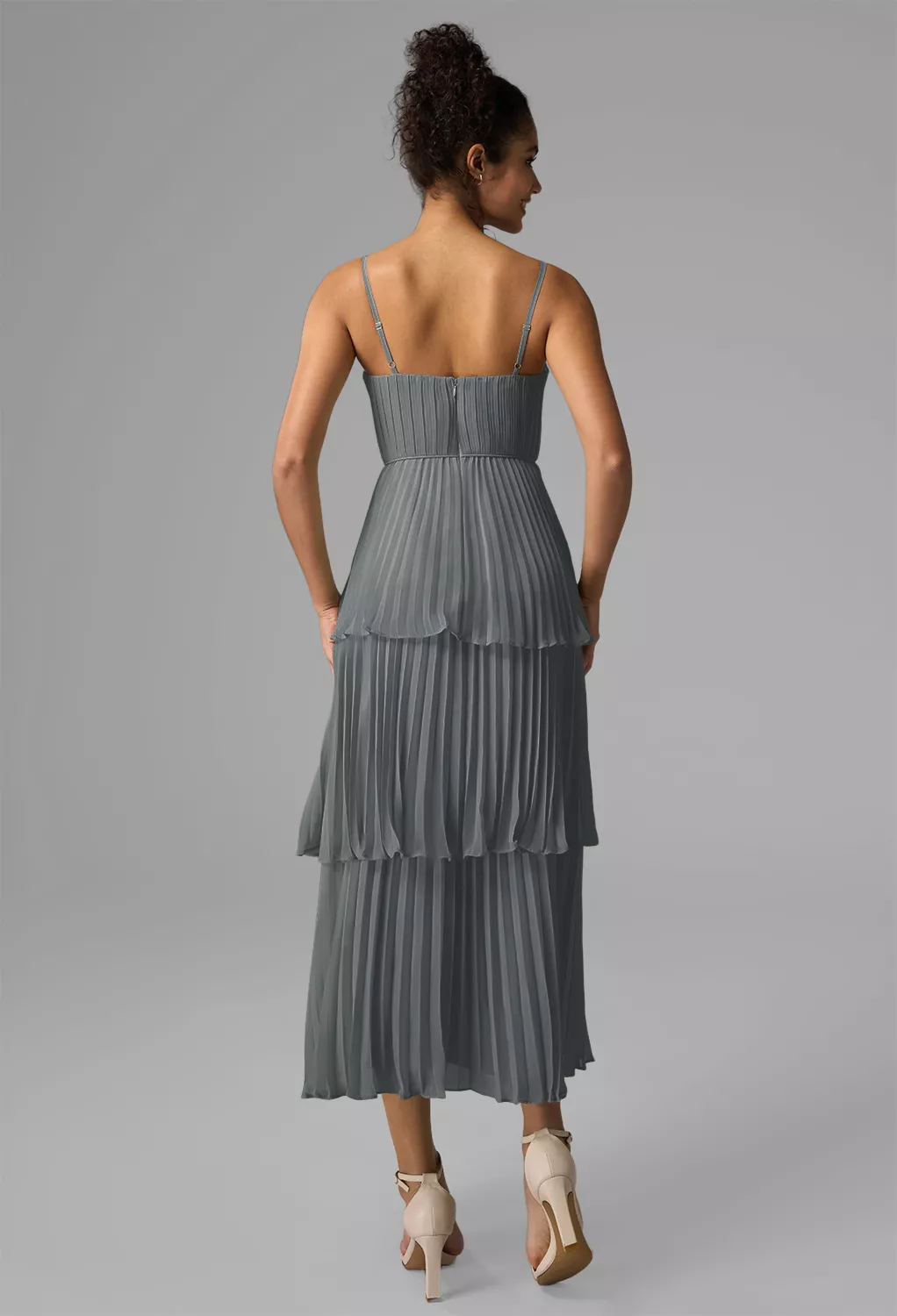 AW Kendra Steel Gray  Wedding Guest Dresses