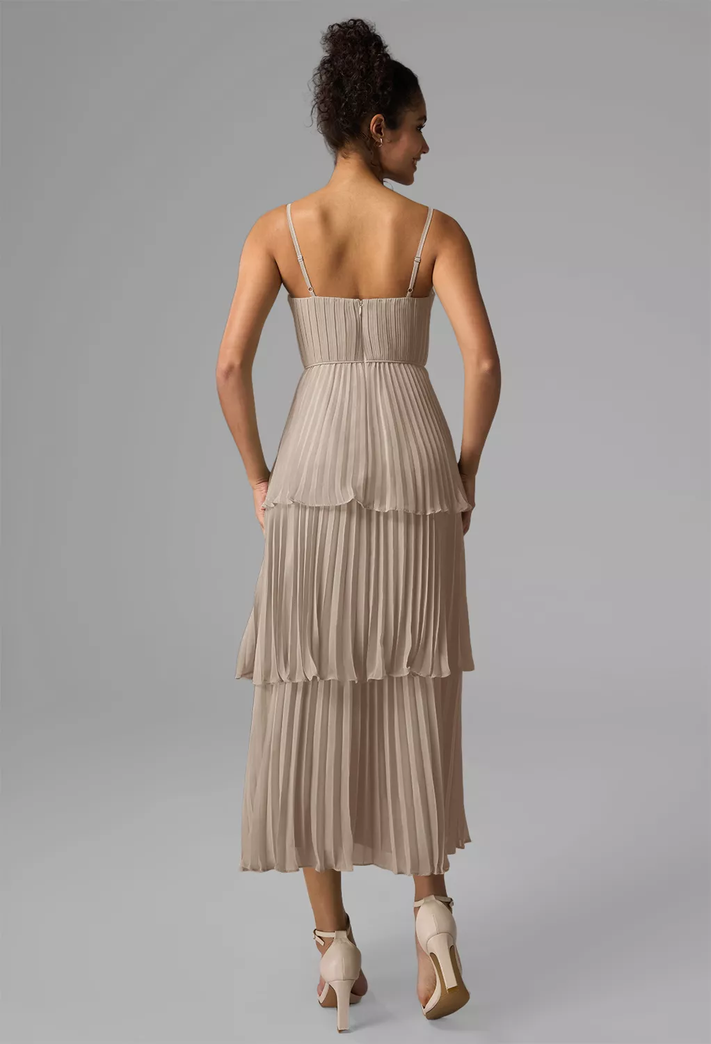 AW Kendra Taupe  Summer Wedding Guest Dresses