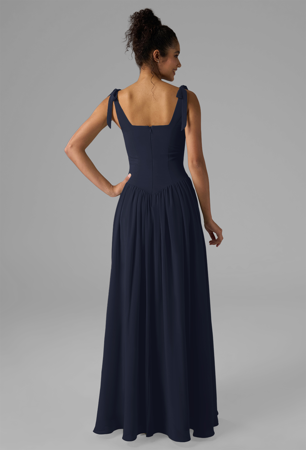 AW Kristen Dark Navy  Beach Wedding Guest Dresses