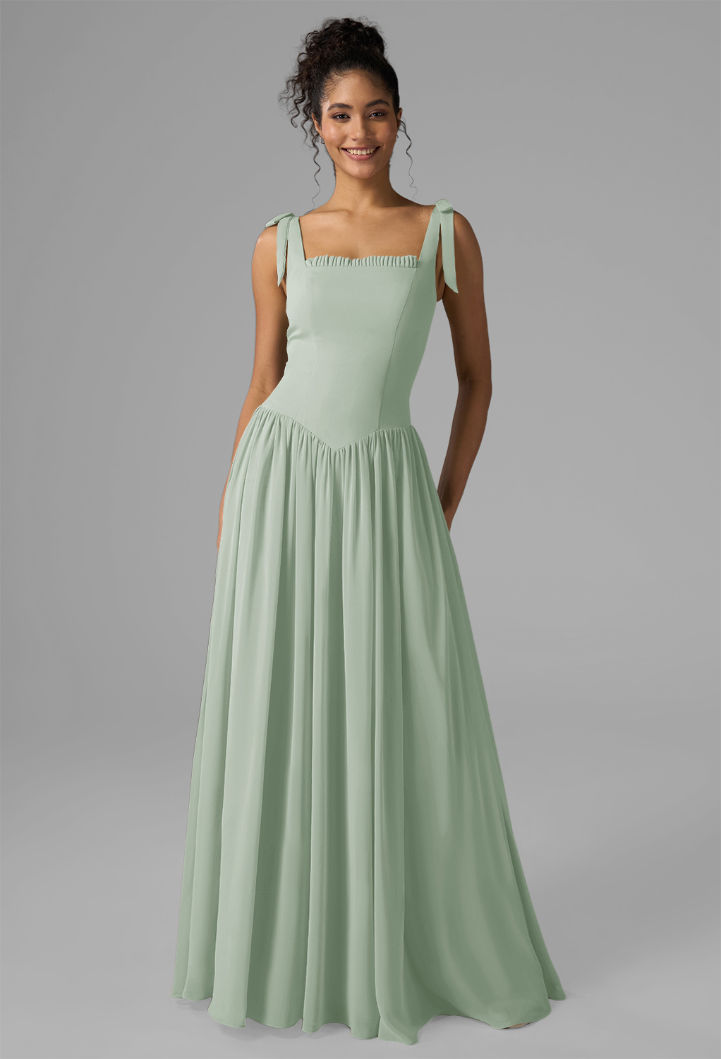 AW Kristen Sage Green  Casual Wedding Guest Dresses