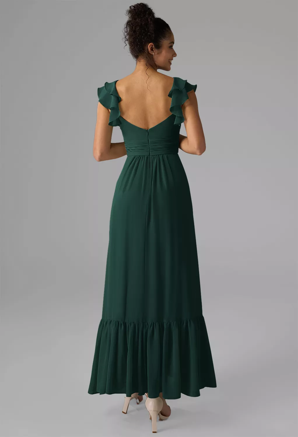 AW Rory Dark Emerald  Spring Wedding Guest Dresses