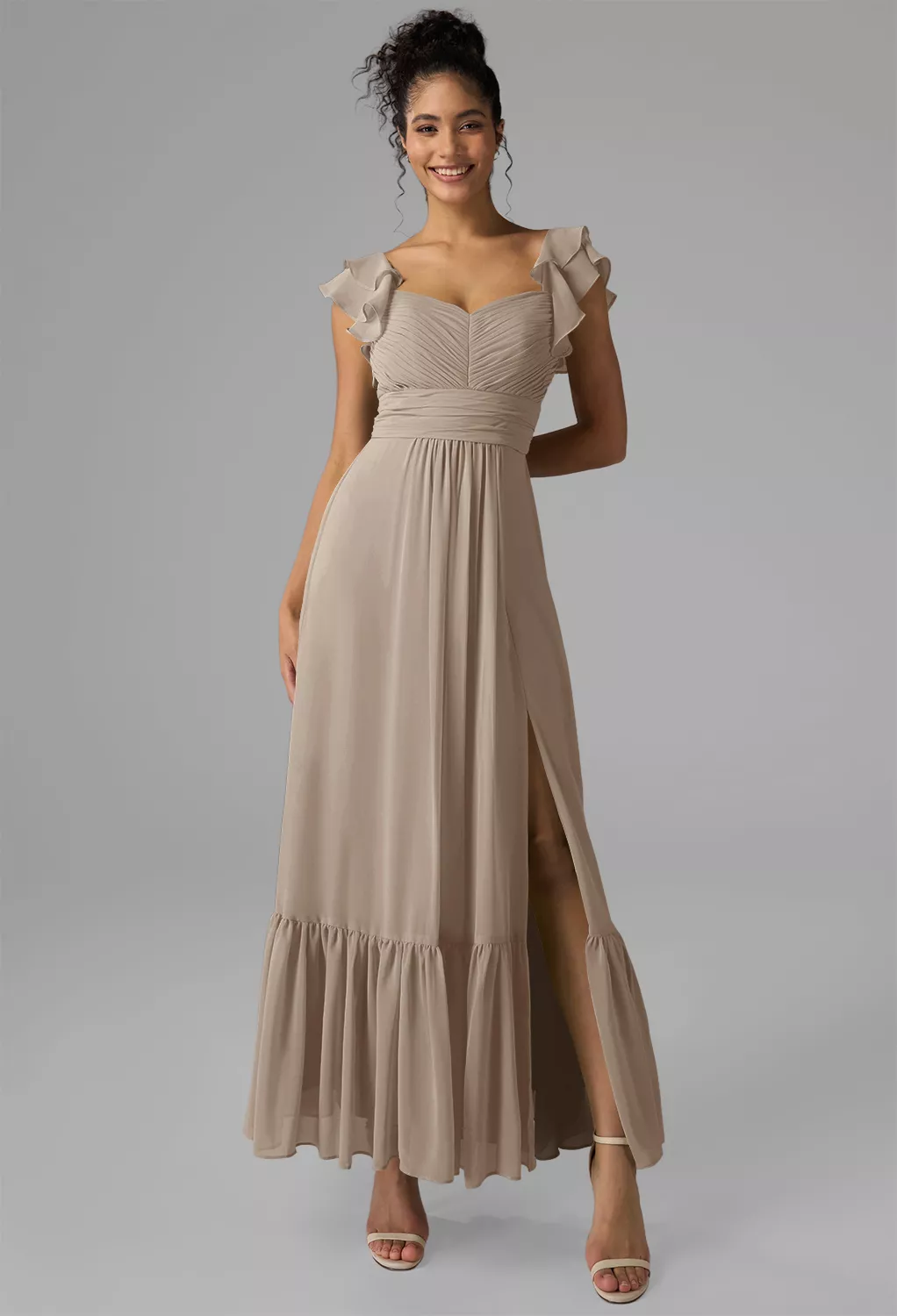 AW Rory Taupe  Spring Wedding Guest Dresses