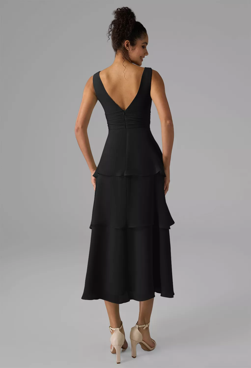 AW Elissa Black  Wedding Guest Dresses