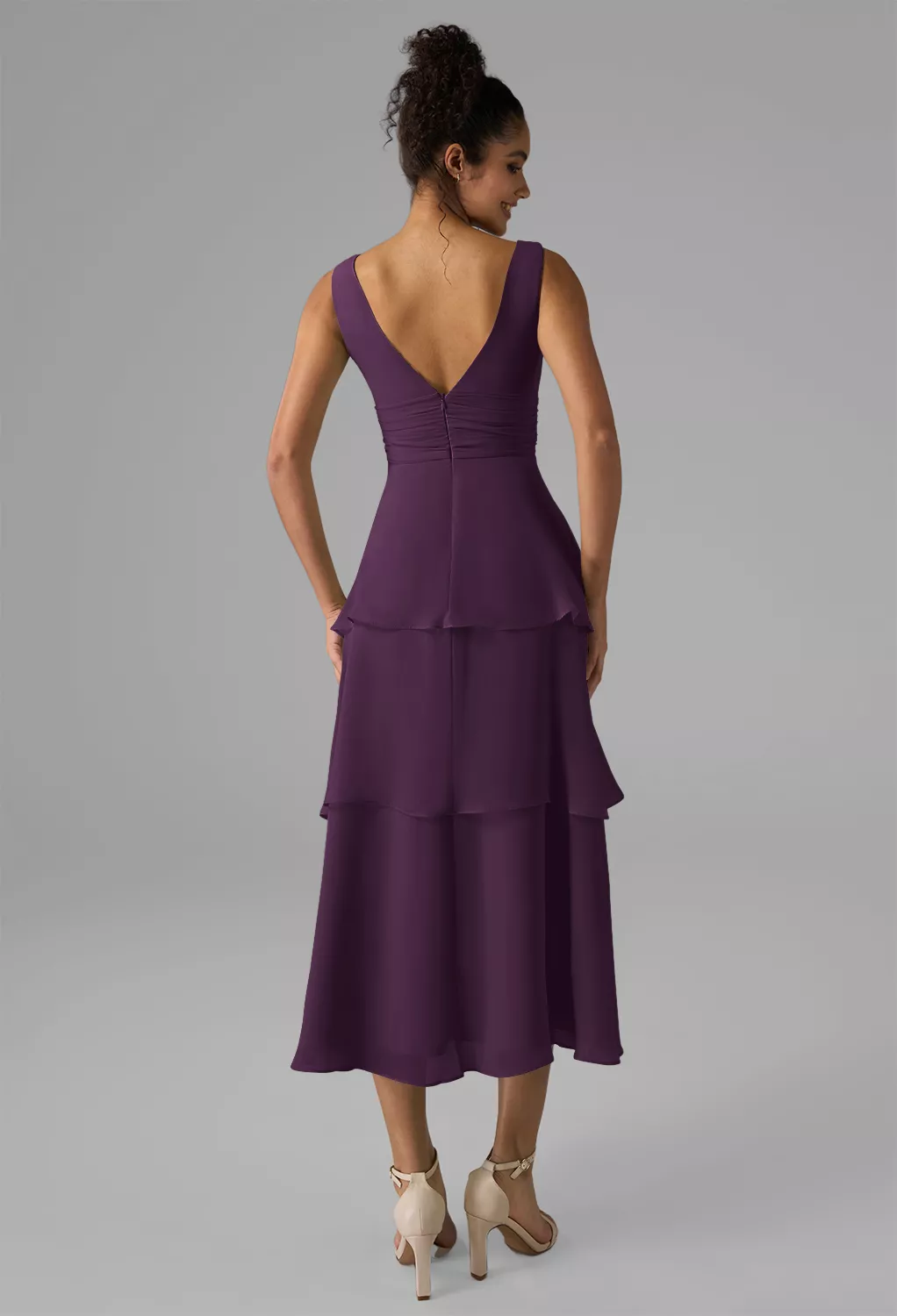 AW Elissa Grape  Summer Wedding Guest Dresses