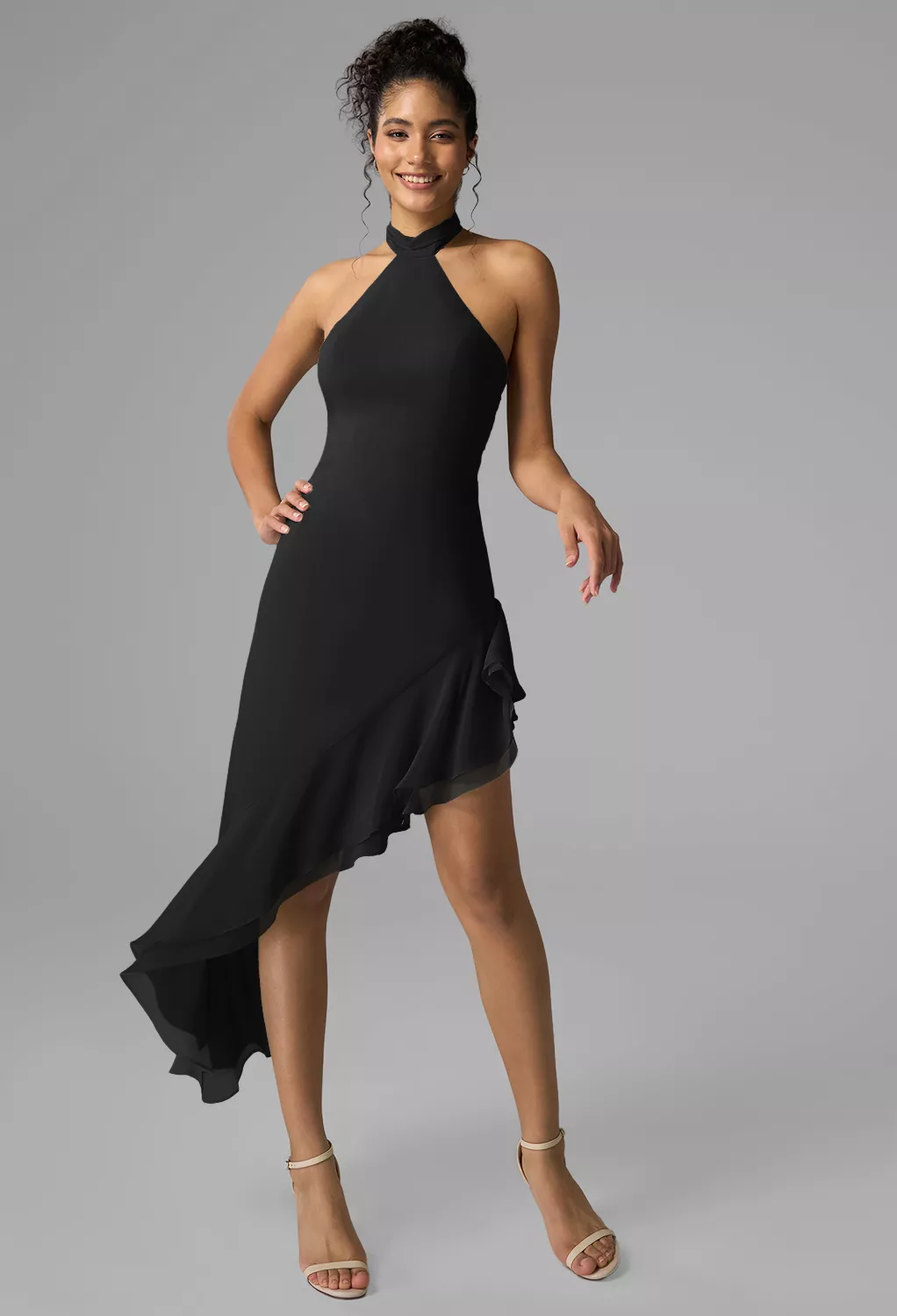 AW Lennox Black  Wedding Guest Dresses