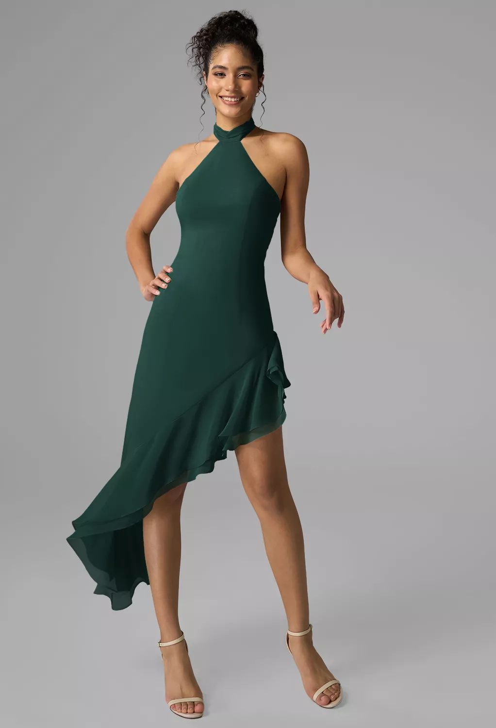 AW Lennox Dark Emerald  Spring Wedding Guest Dresses