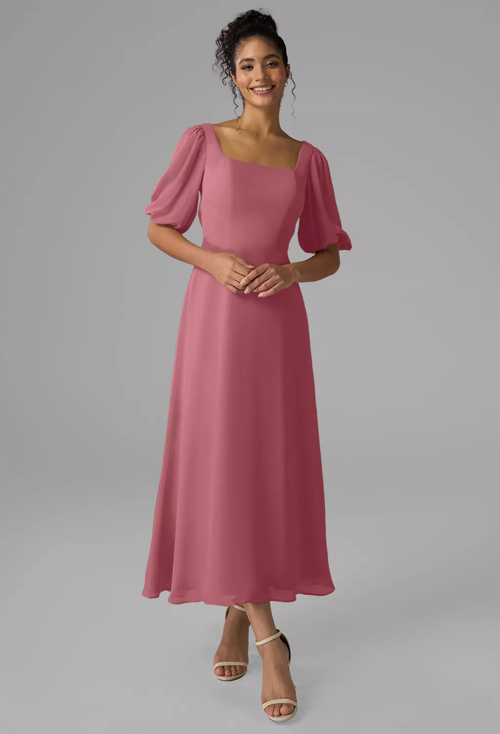 AW Rowan Desert Rose  Fall Wedding Guest Dresses