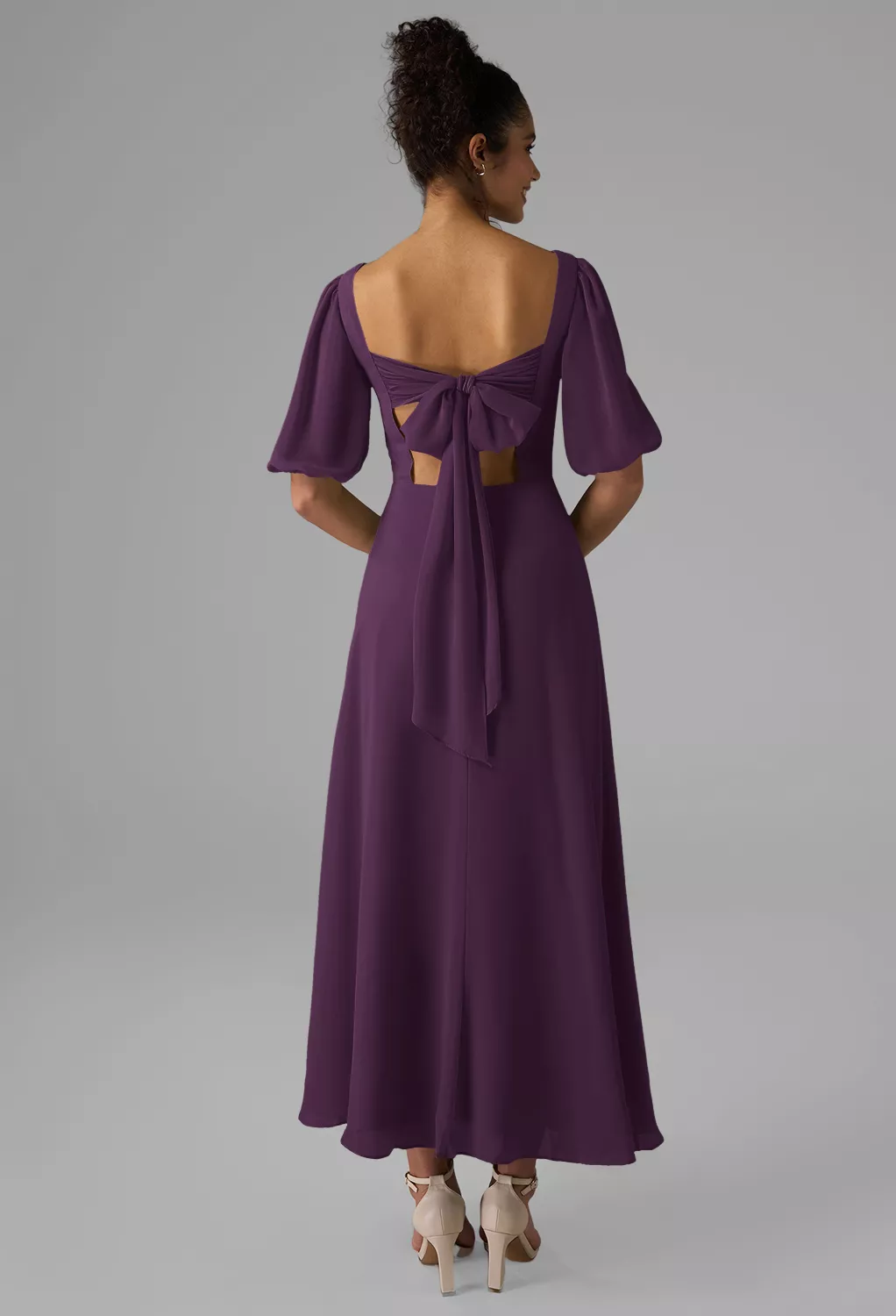 AW Rowan Grape  Fall Wedding Guest Dresses