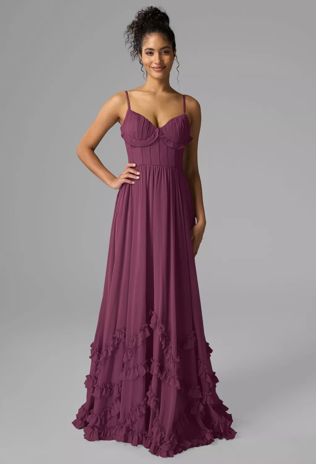 AW Kaitlin Chianti  Black Tie Wedding Guest Dresses
