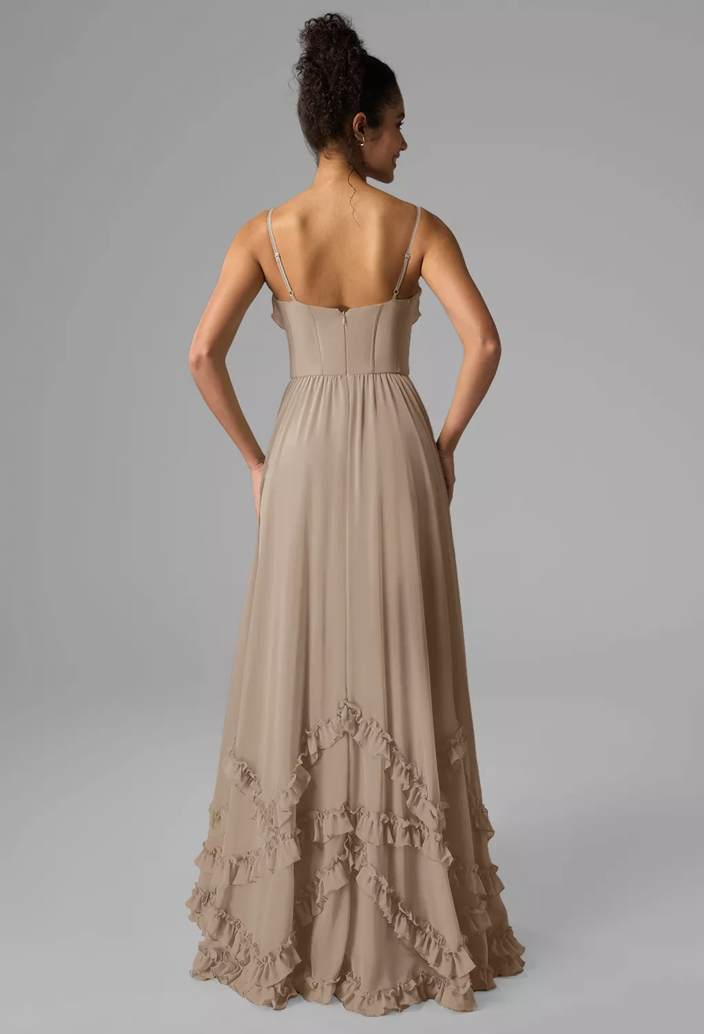 AW Kaitlin Taupe  Wedding Guest Dresses