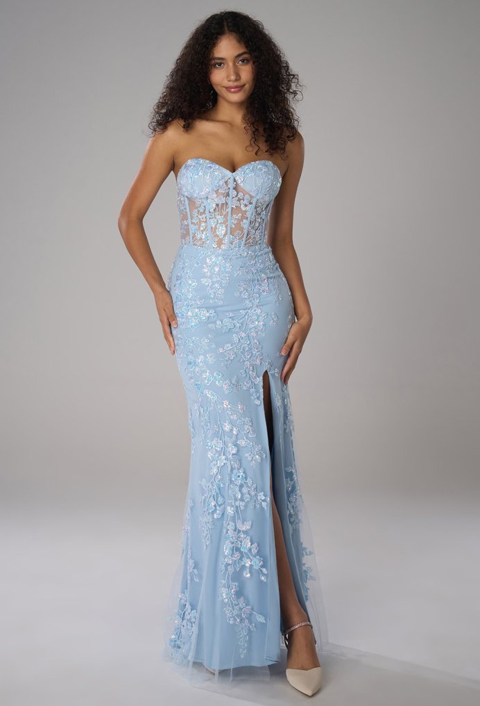AW Ebony Baby Blue  Dresses