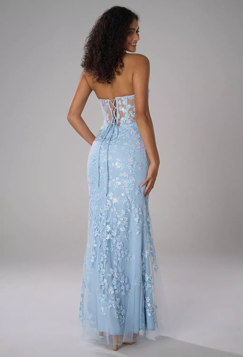 AW Ebony Baby Blue  Dresses