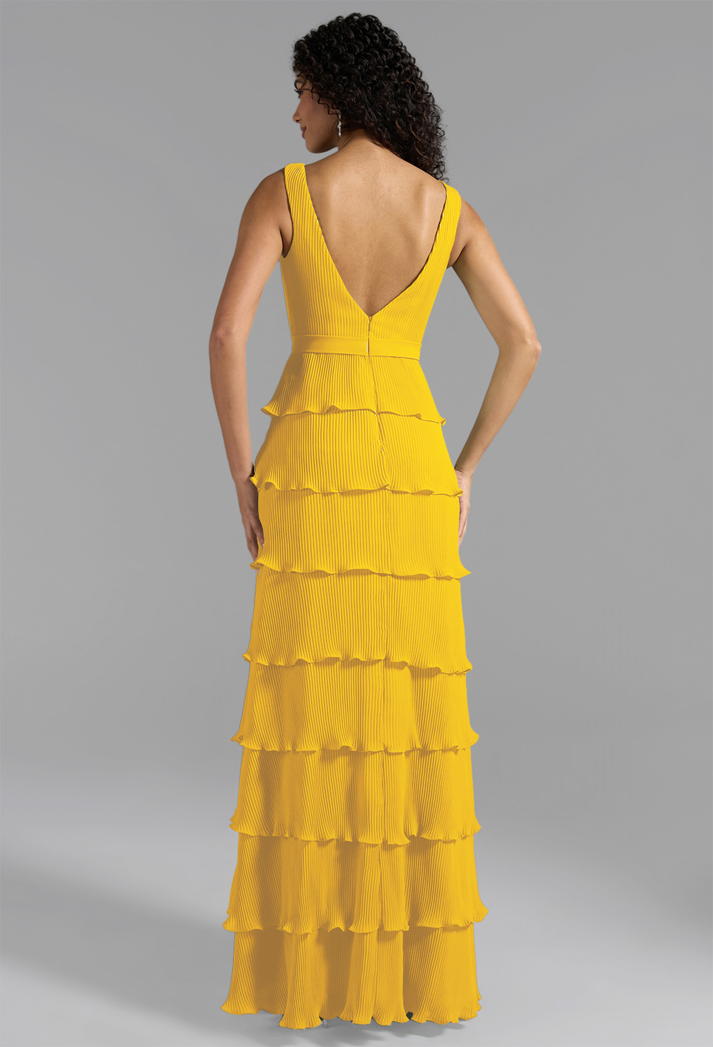 AW Leanne Mustard Yellow  Wedding Guest Dresses