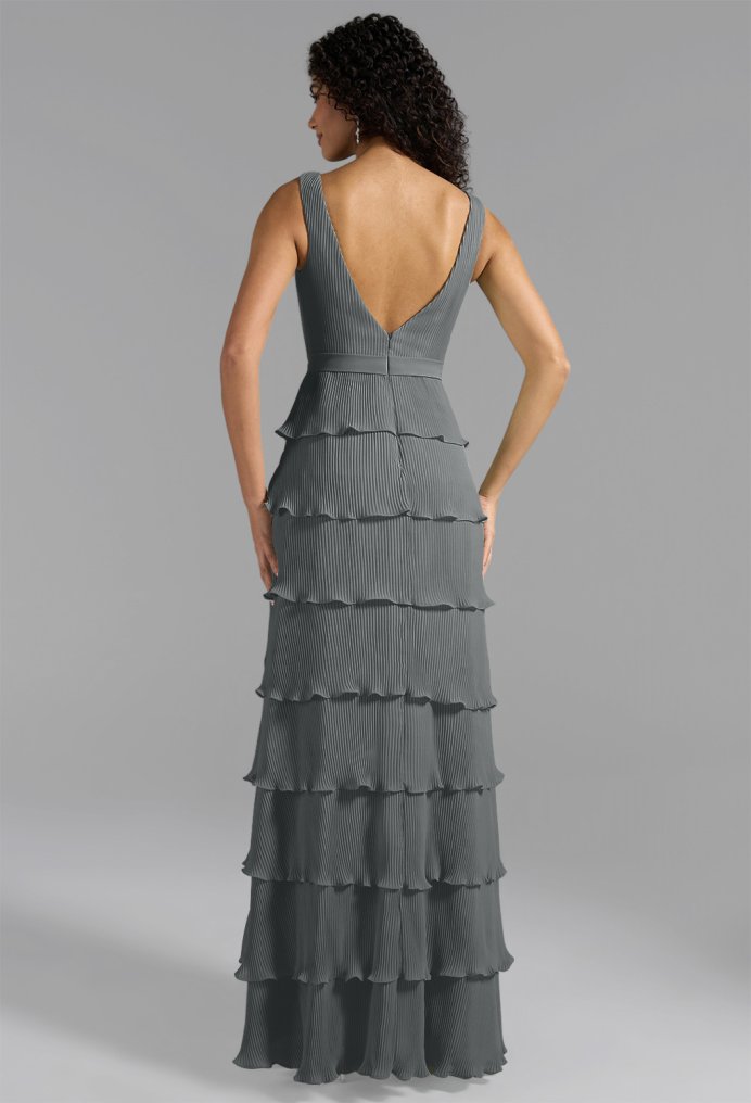 AW Leanne Steel Gray  Formal Dresses