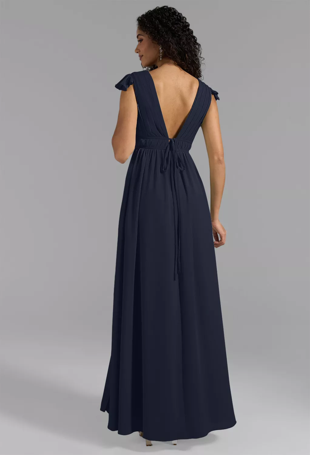 AW Isabella Dark Navy  Spring Wedding Guest Dresses