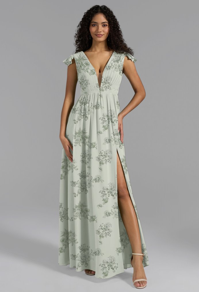 AW Isabella Pistachio Green Penoy  Dresses