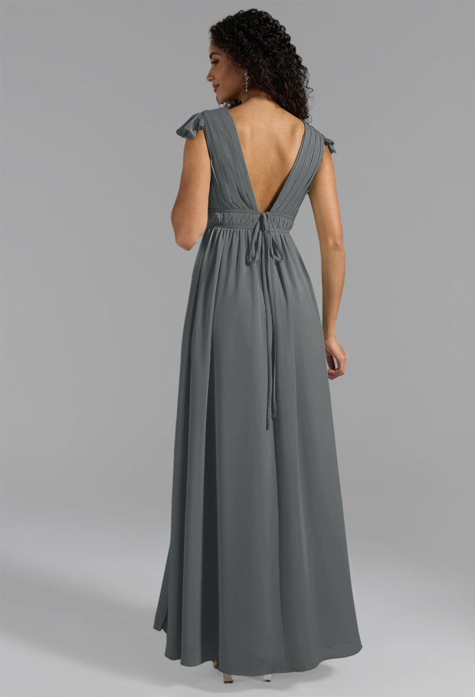 AW Isabella Steel Gray  Formal Dresses