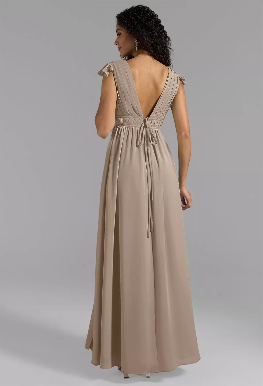 AW Isabella Taupe  Wedding Guest Dresses