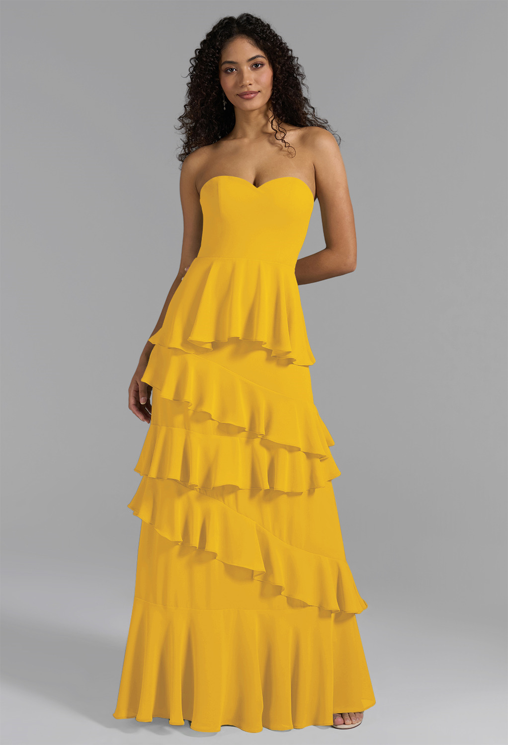 AW Nate Mustard Yellow  Wedding Guest Dresses