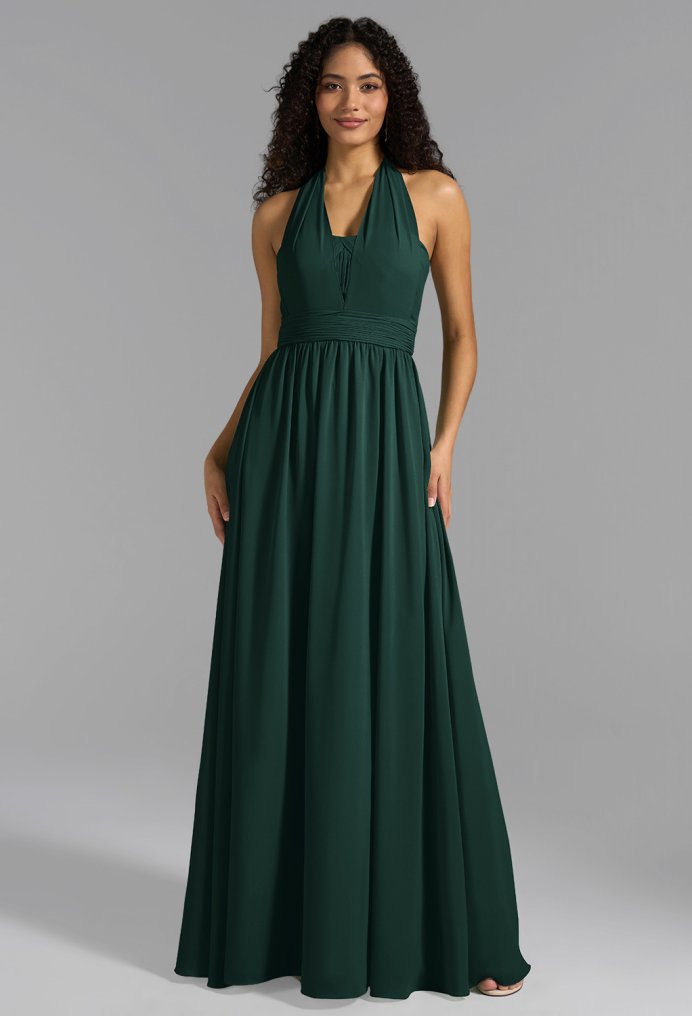 AW Ray Dark Emerald  Convertible Bridesmaid Dresses