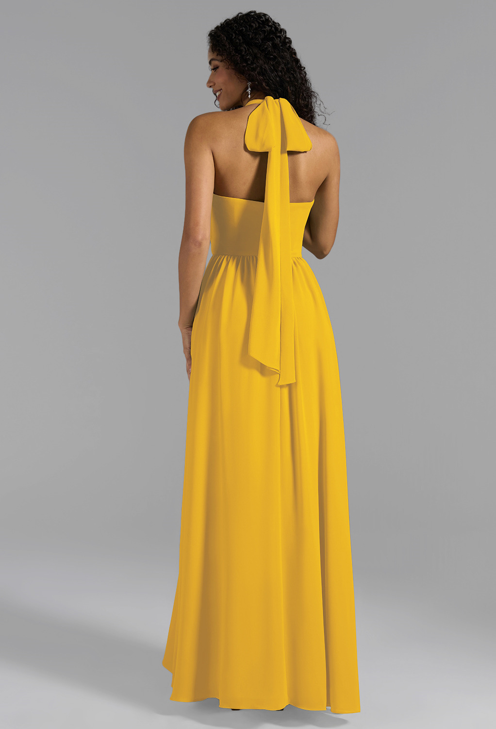 AW Ray Mustard Yellow  Convertible Bridesmaid Dresses
