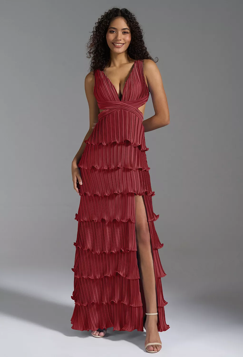 AW Siena Burgundy  Fall Wedding Guest Dresses