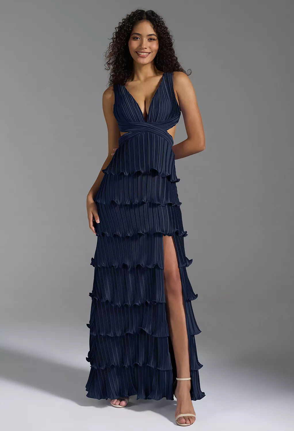 AW Siena Dark Navy  Spring Wedding Guest Dresses