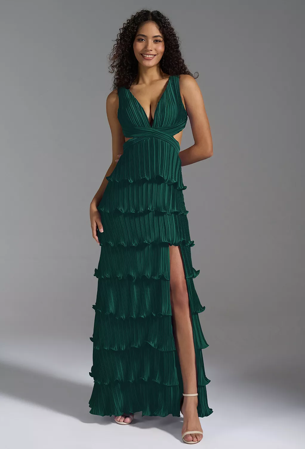 AW Siena Hunter Green  Spring Wedding Guest Dresses