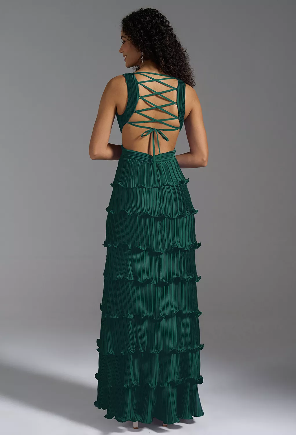 AW Siena Hunter Green  Spring Wedding Guest Dresses