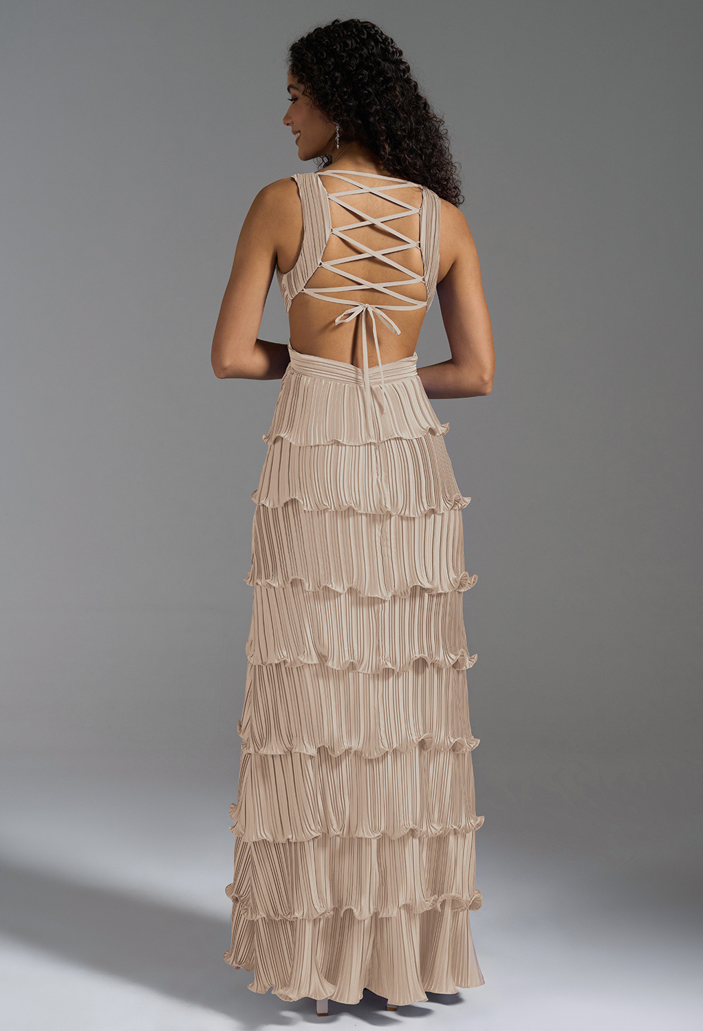 AW Siena Taupe  Cocktail Wedding Guest Dresses