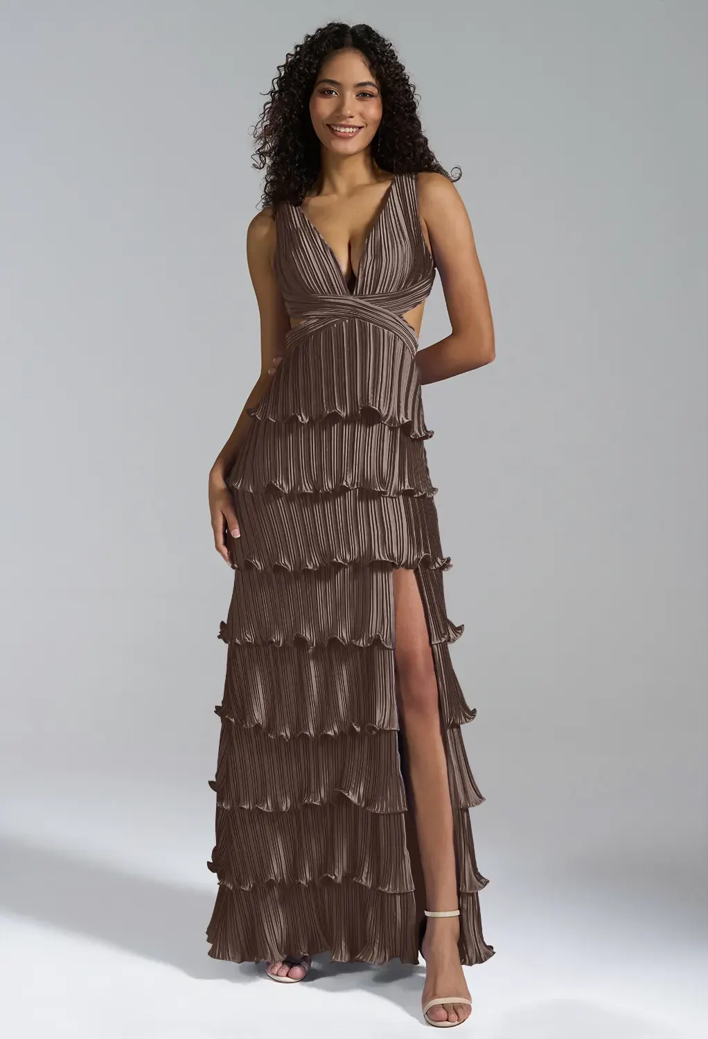 brown black tie wedding guest dress Seal Dresses Color:Ivory & Black Product Details Chiffon Mermaid MEMORIALDAY2025 Navy Blue Midi Bridesmaid