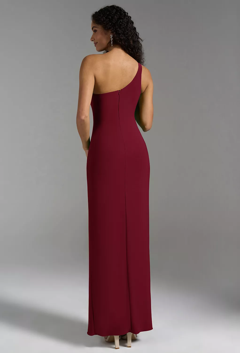 AW Colby Burgundy  Fall Wedding Guest Dresses