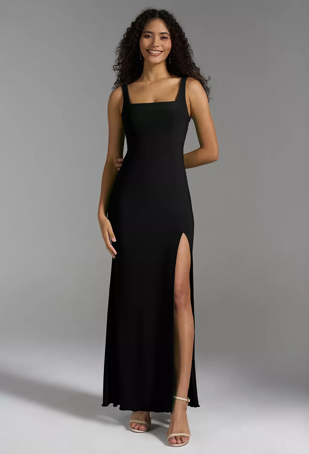 AW Eleri Black  Fall Wedding Guest Dresses
