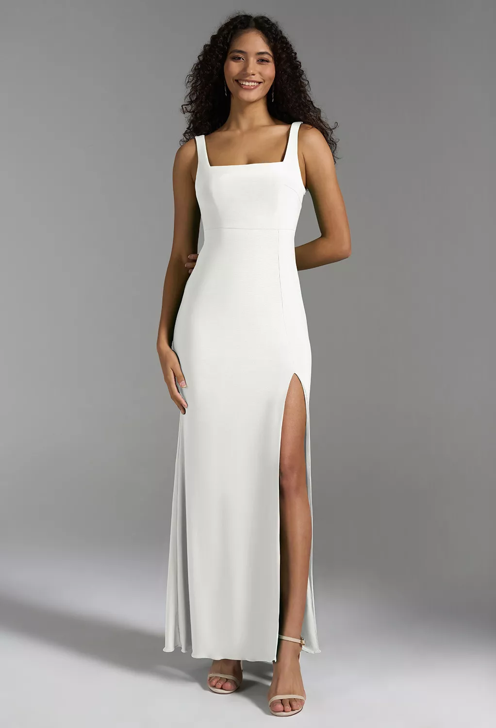 AW Eleri White  Cocktail Wedding Guest Dresses