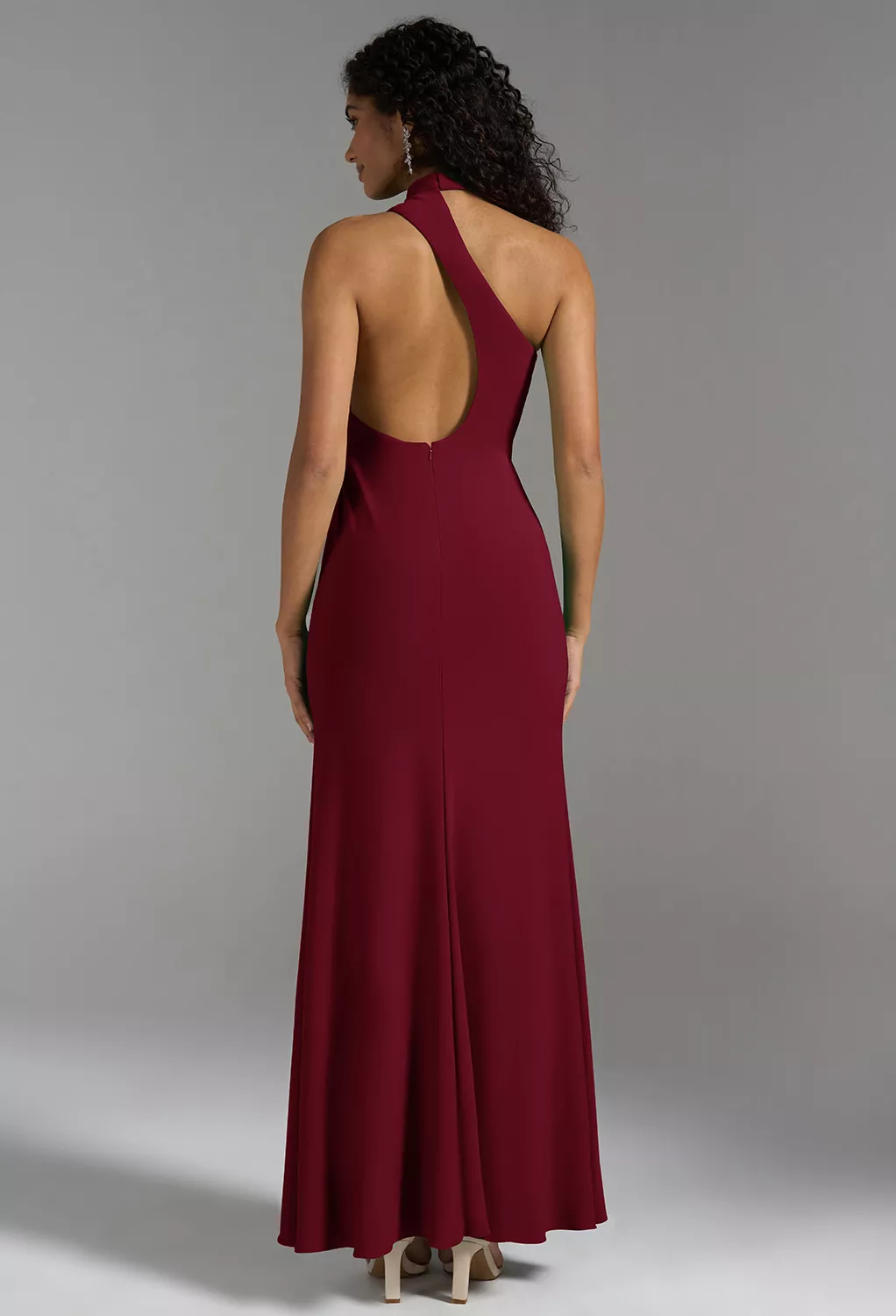 AW Macauley Burgundy  Fall Wedding Guest Dresses