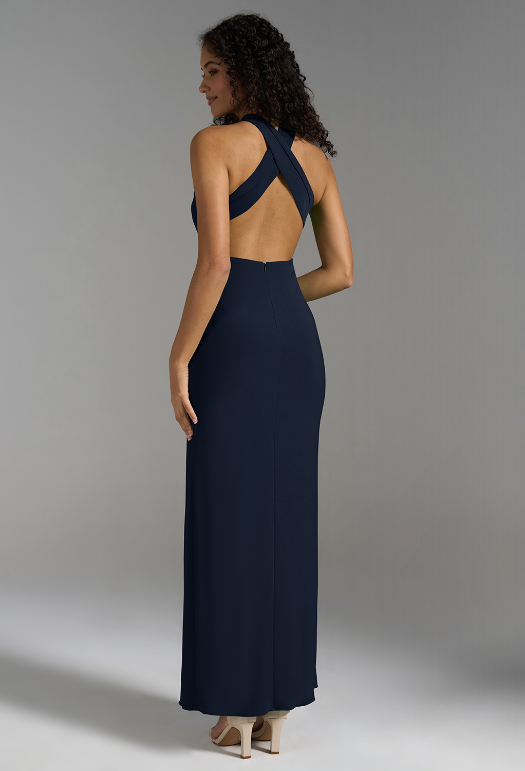 AW Kylie Dark Navy  Cocktail Wedding Guest Dresses