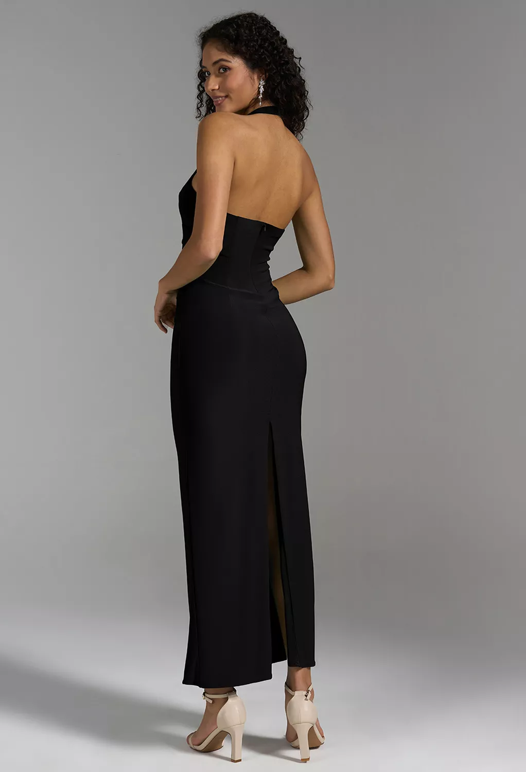 AW Chanelle Black  Black Tie Wedding Guest Dresses