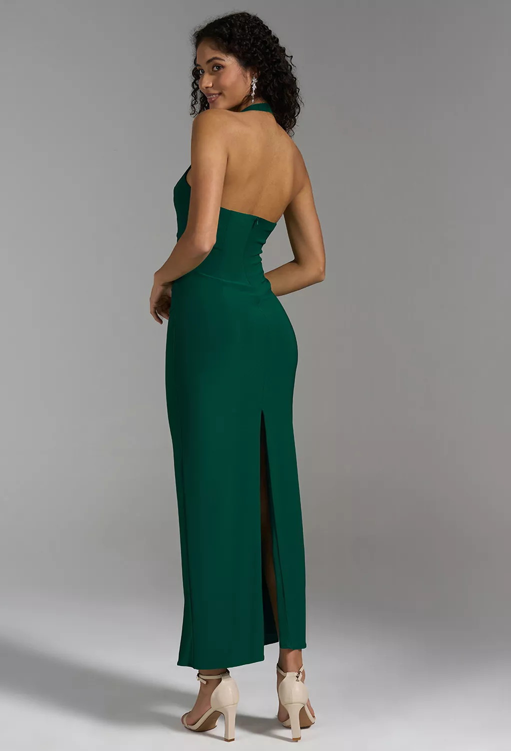 AW Chanelle Evergreen  Long Bridesmaid Dresses