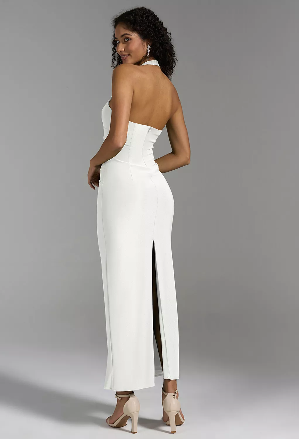 AW Chanelle White  Fall Wedding Guest Dresses
